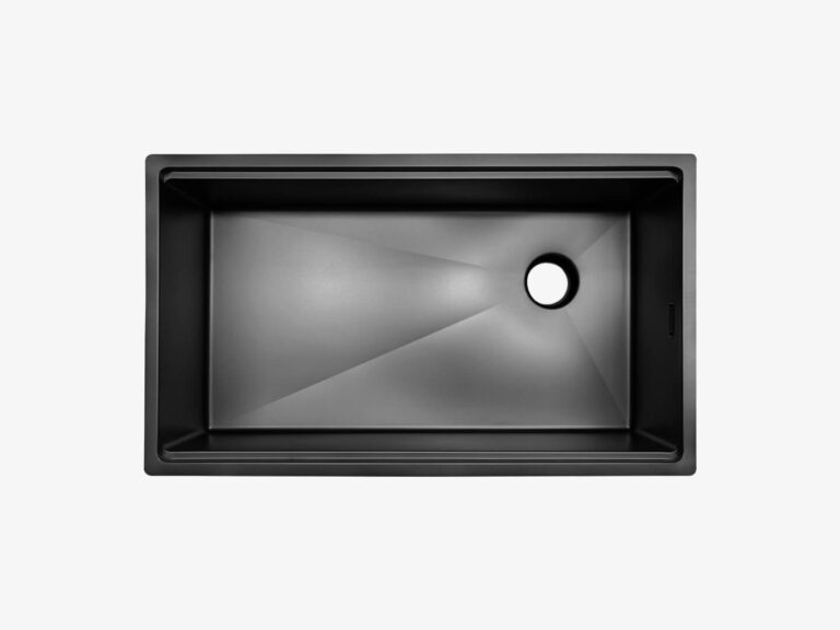 贝克巴斯 78450 无缝备餐水槽（黑色）